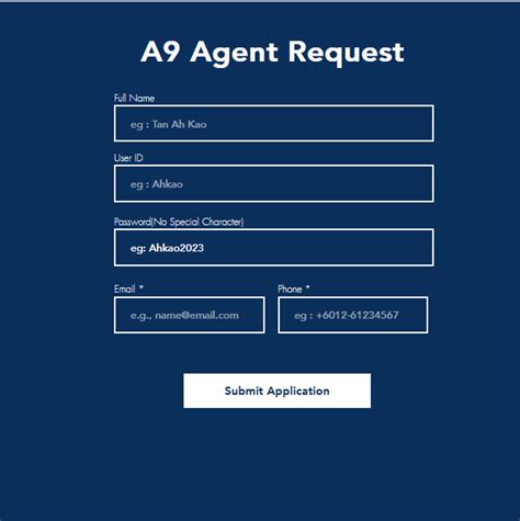 Steps to Register As A9play Agent.